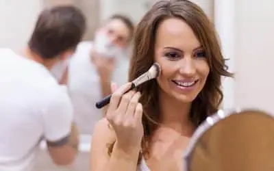 Preparing for a headshot photography session